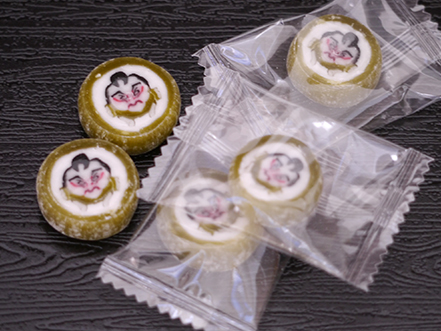 ピロー　讃岐歌舞伎（緑茶）